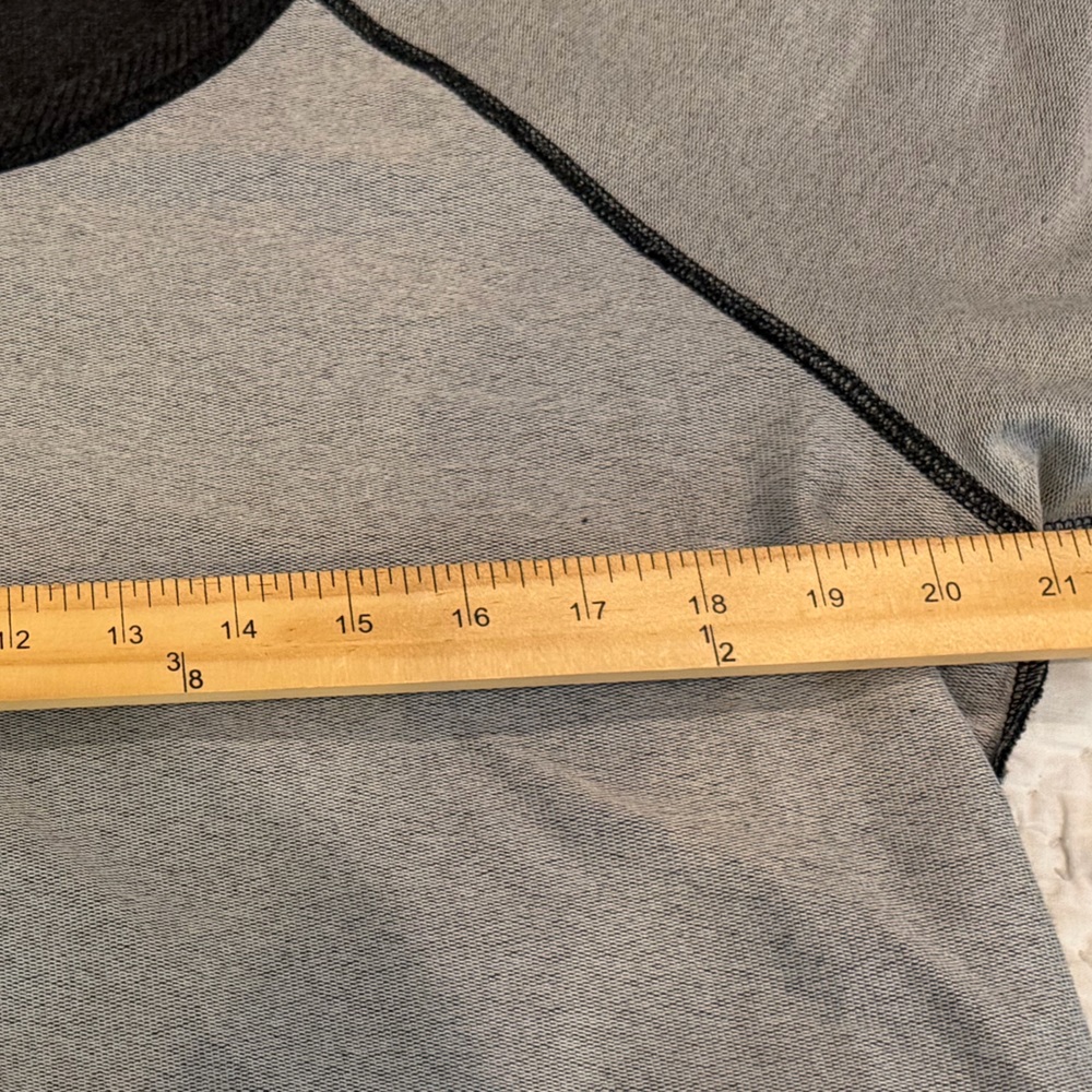 Womens XL Puma Boat neck sweatshirt, black logo on dark grey MOSTLY COTTON TOP - Picture 7 of 14